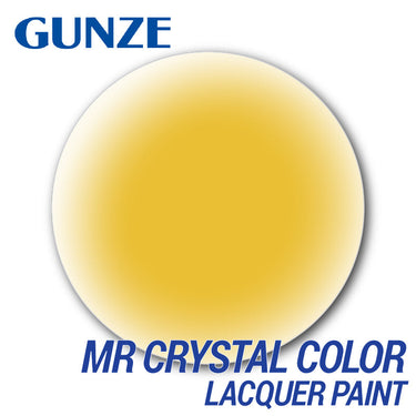Mr Hobby (Gunze) XC02 Acrylic Mr Crystal Colour Topaz Gold Lacquer Paint 10ml